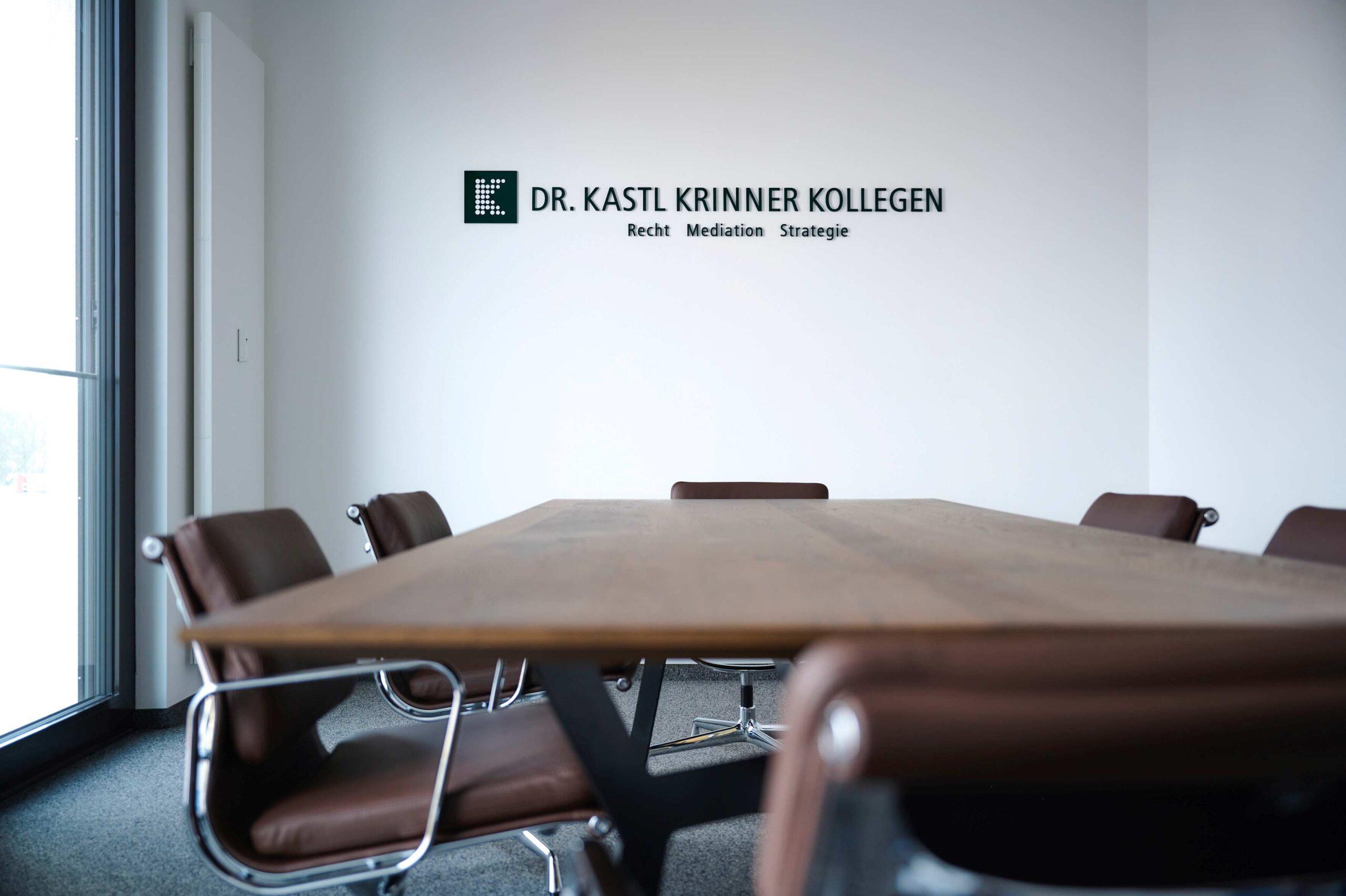 Besprechungsraum der Rechtsanwälte Dr. Kastl Krinner PartmbB, Erding